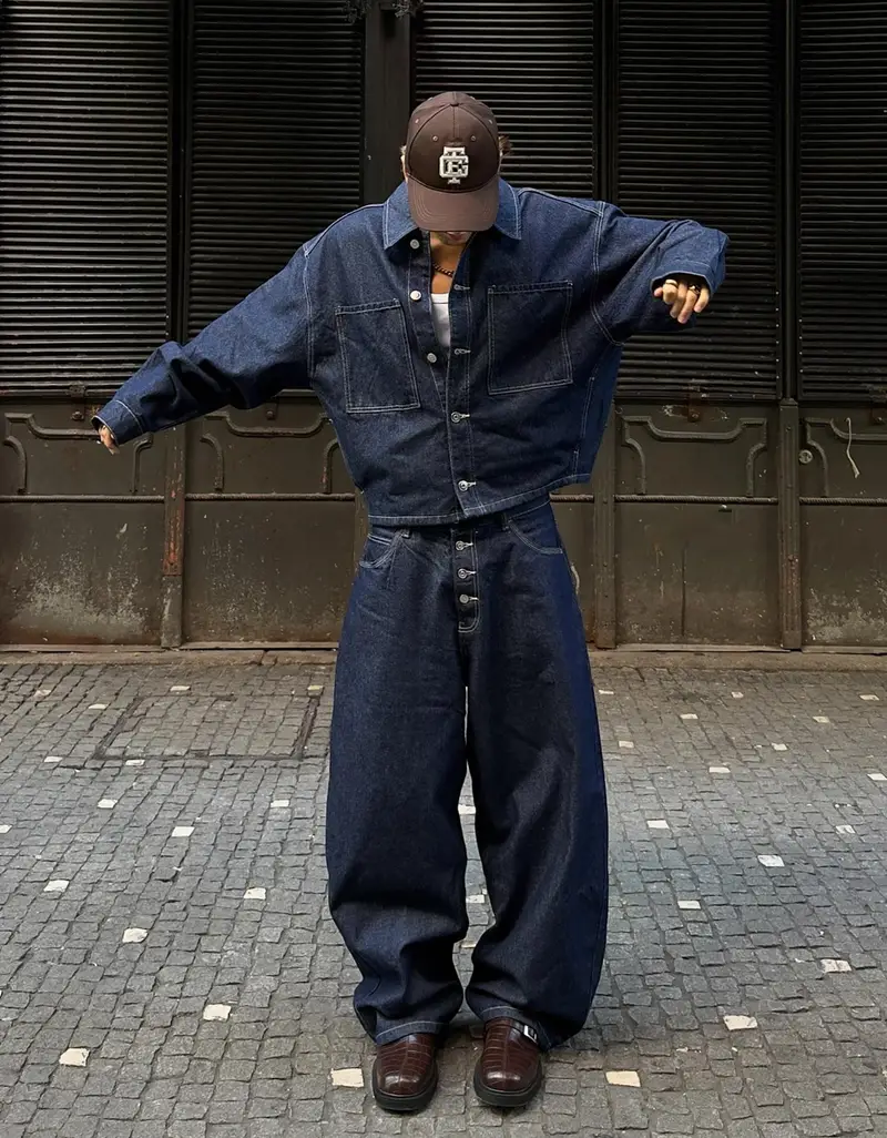 Berretto Ricamo Uomo Marrone