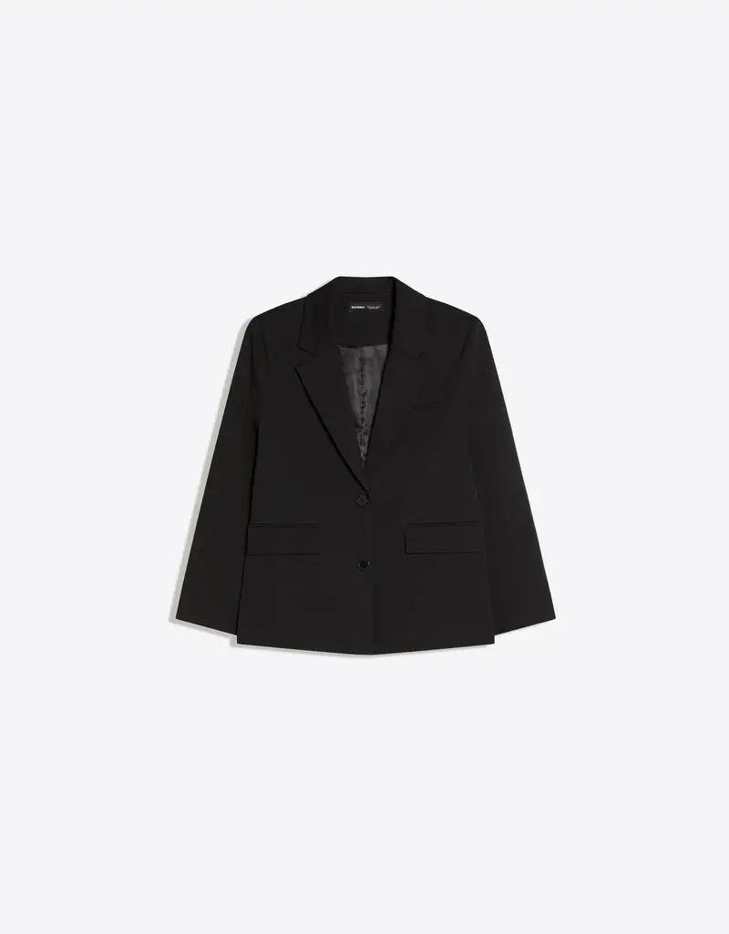 Bershka Blazer Donna Nero 4156541