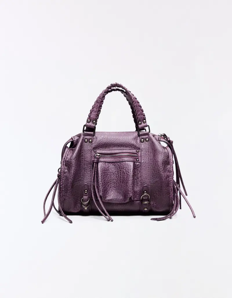 Bershka Borsa a bauletto Donna Viola 4176925