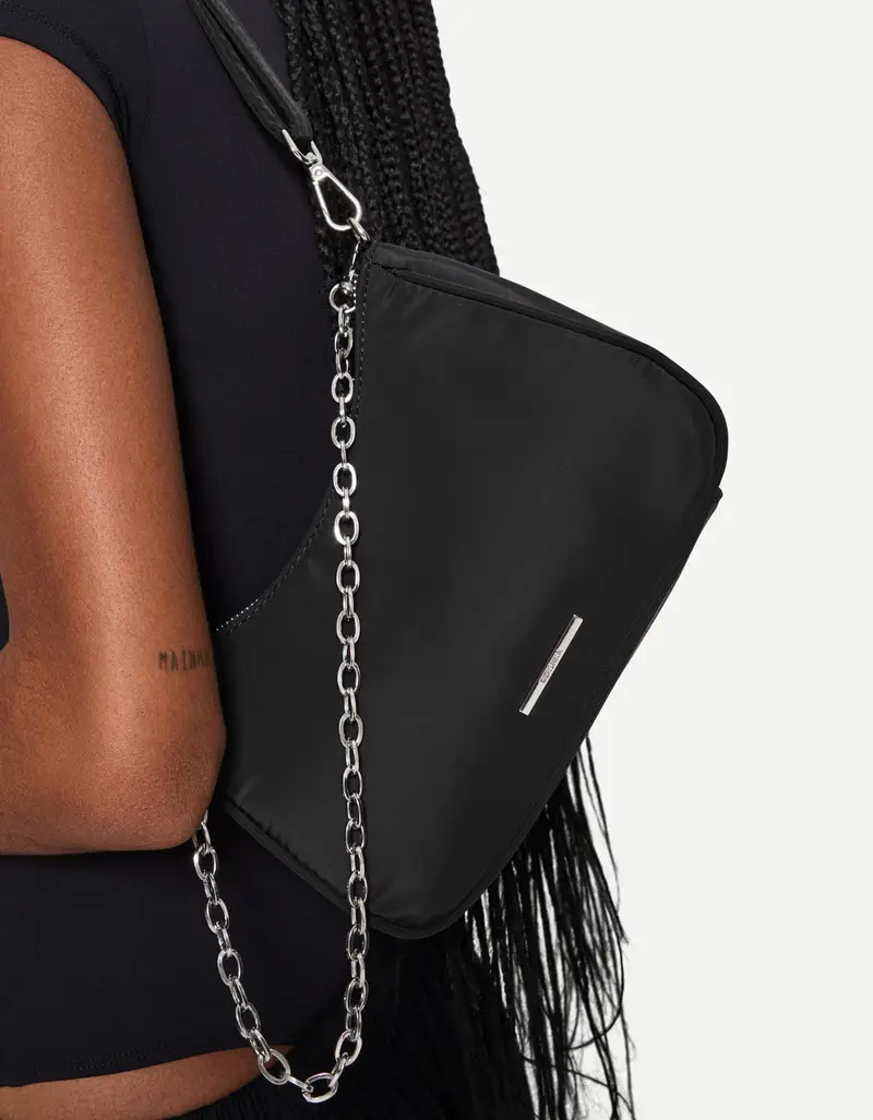 Bershka Borsa a tracolla Donna Nero 4176530