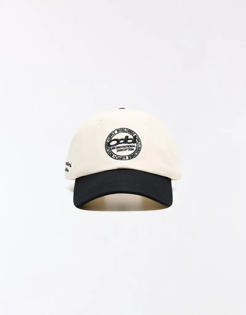 Cappellino Ricamato Uomo Avorio