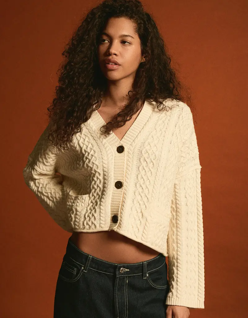 Bershka Cardigan Donna Multicolore 4213495