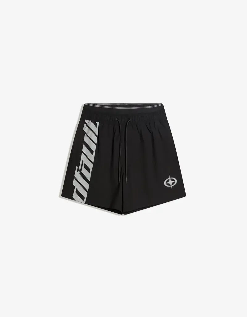 Costume Boxy Fit Stampa Doppia Vita Uomo Nero