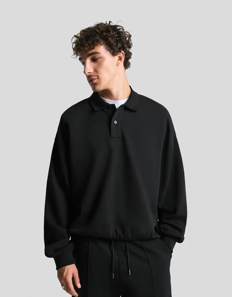 Bershka Polo Uomo Nero 2704060