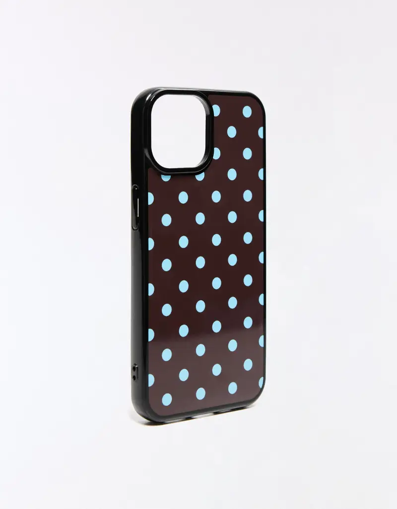 Funda Per Cellulare A Pois Donna Iphone / Xr Marrone