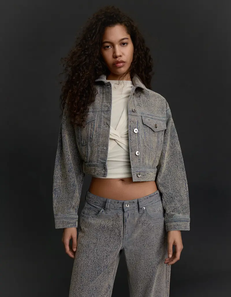 Bershka Jeans Donna Azzurro 4206199