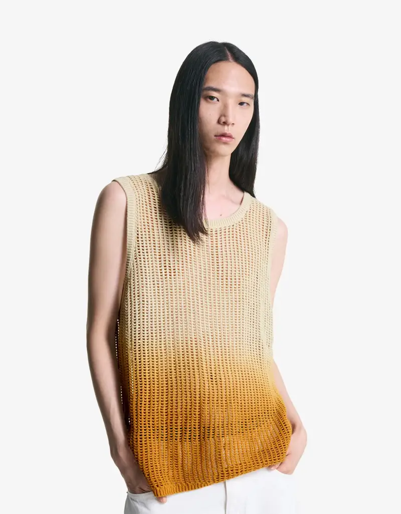 Bershka Gilet Uomo Beige 2704159