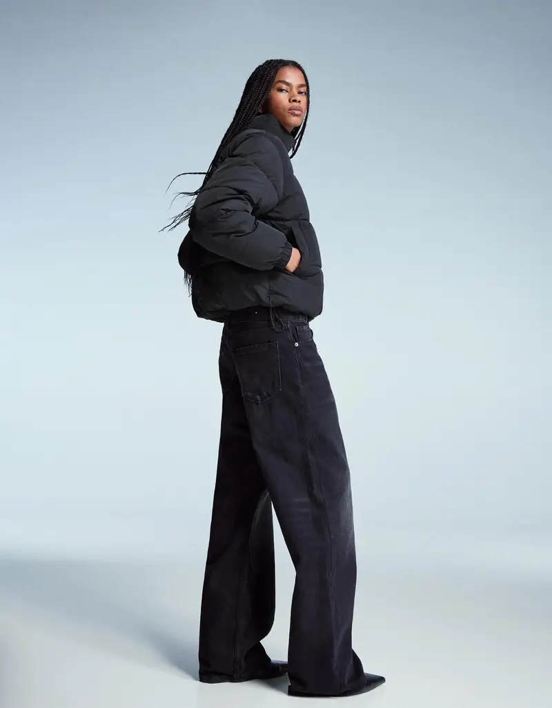 Giubbotto Imbottito Donna Nero