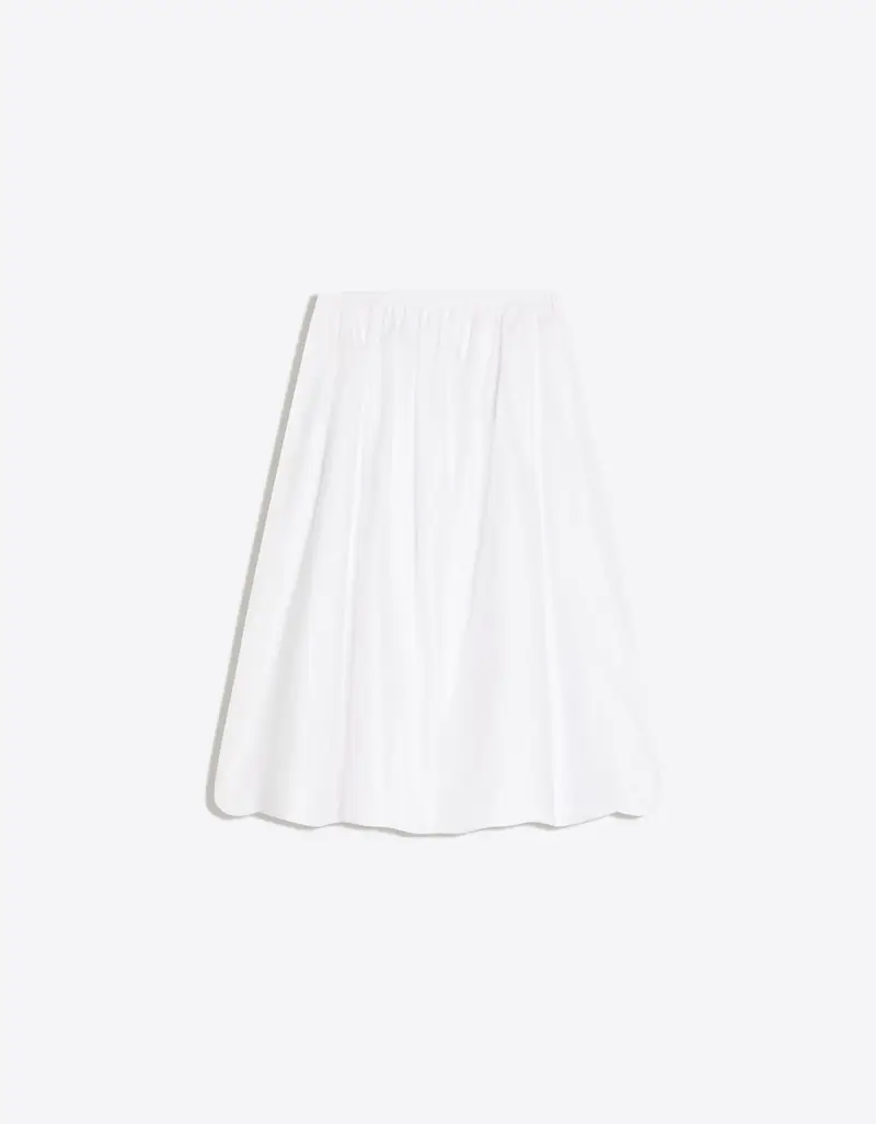 Gonna Midi A Palloncino Donna Bianco