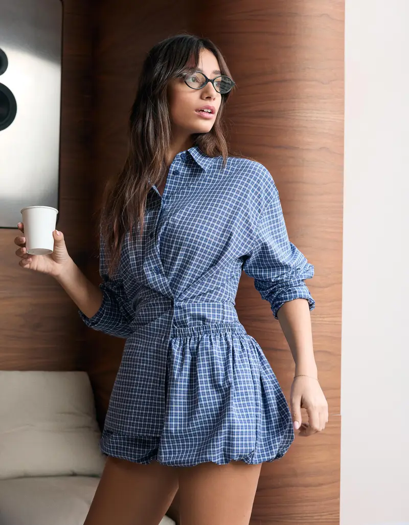 Gonna Pantalone Stampa Palloncino Donna Blu