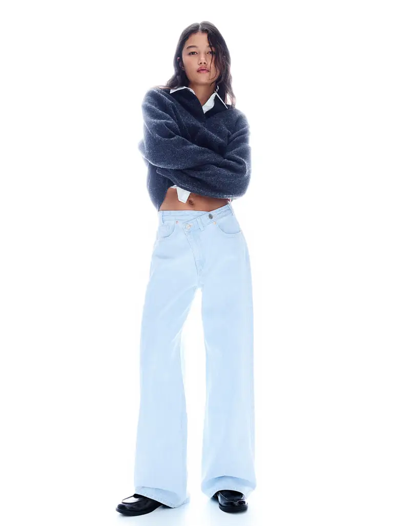 Bershka Jeans Donna Azzurro 4206392