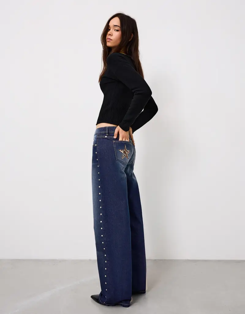 Bershka Jeans Donna Azzurro 4176677
