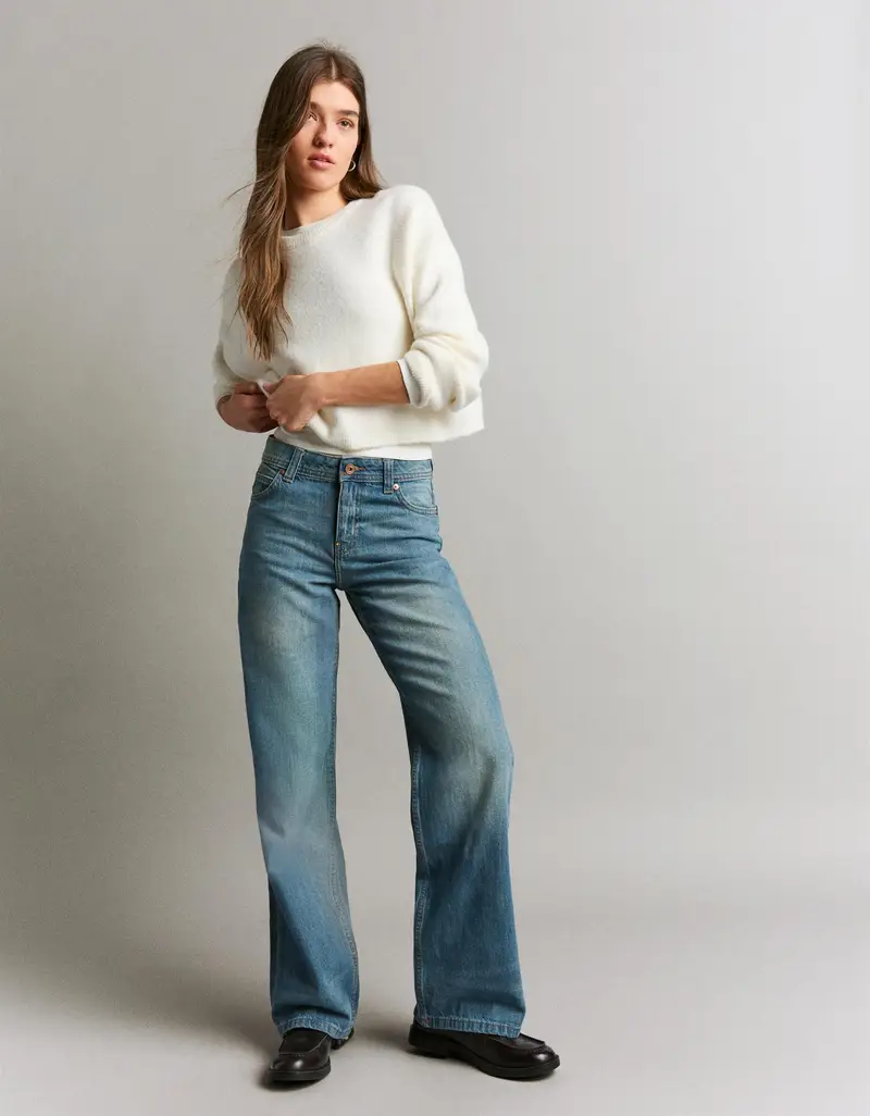 Bershka Jeans Donna Azzurro 4156547