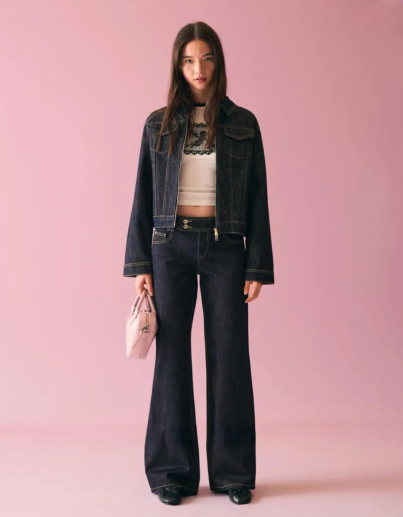 Bershka Jeans Donna Multicolore 4237598