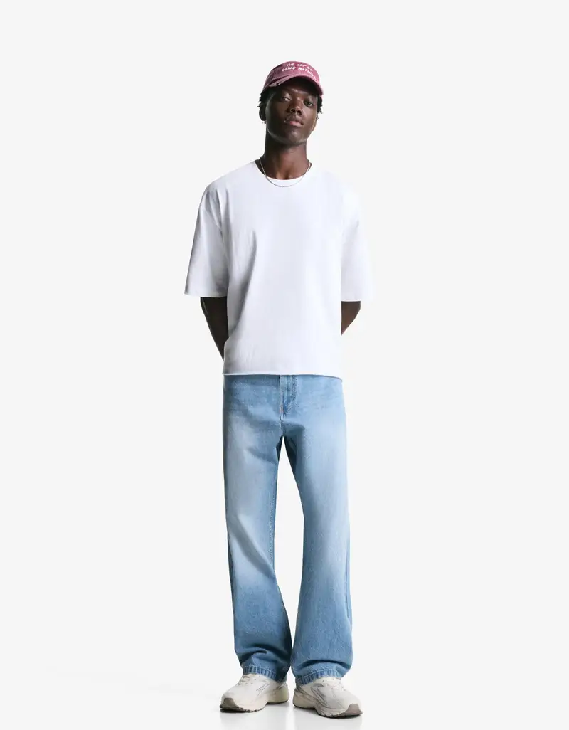 Bershka Jeans Uomo Azzurro 2012389