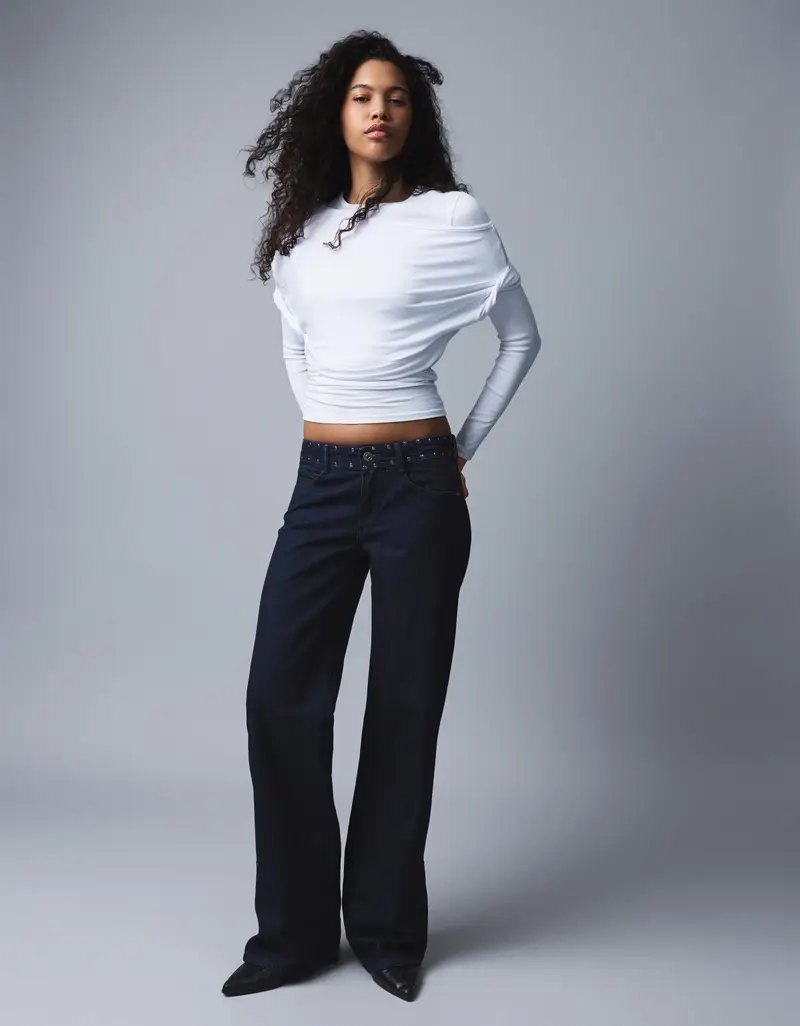 Bershka Jeans Donna Multicolore 4213483