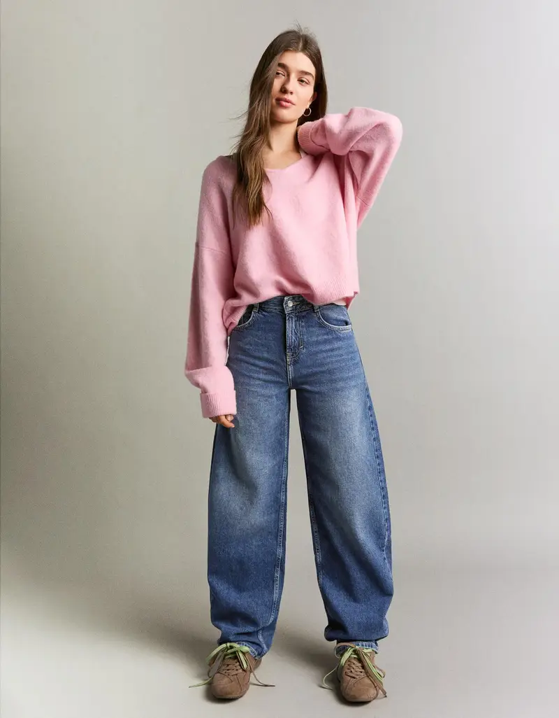 Bershka Jeans Donna Azzurro 4156584