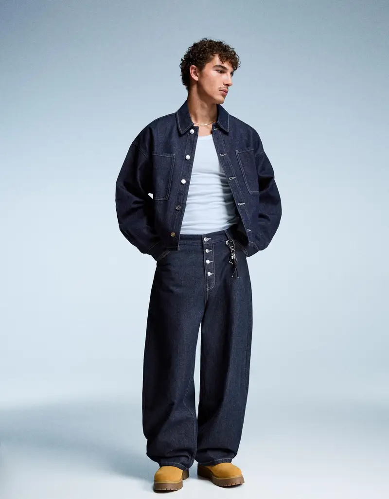 Bershka Jeans Uomo Multicolore 2012643