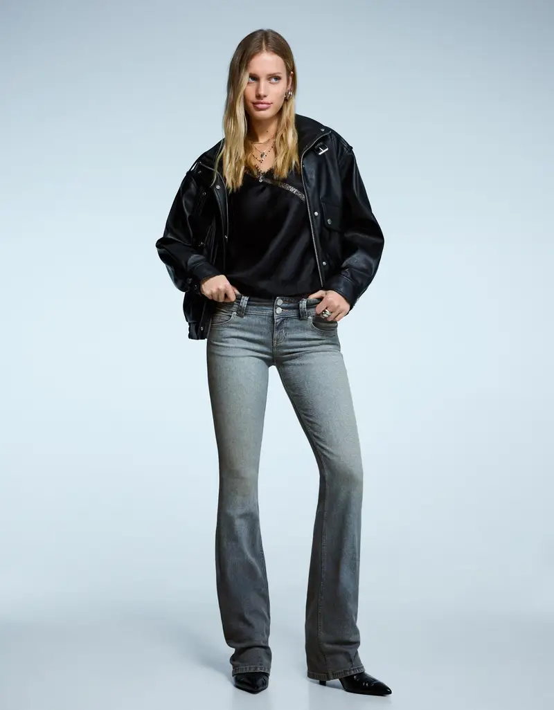 Bershka Jeans Donna Azzurro 3824527