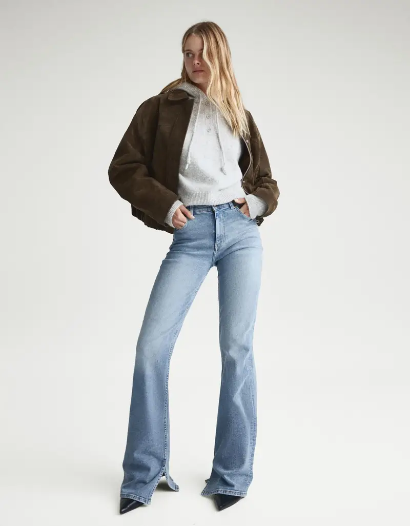 Bershka Jeans Donna Azzurro 3934457