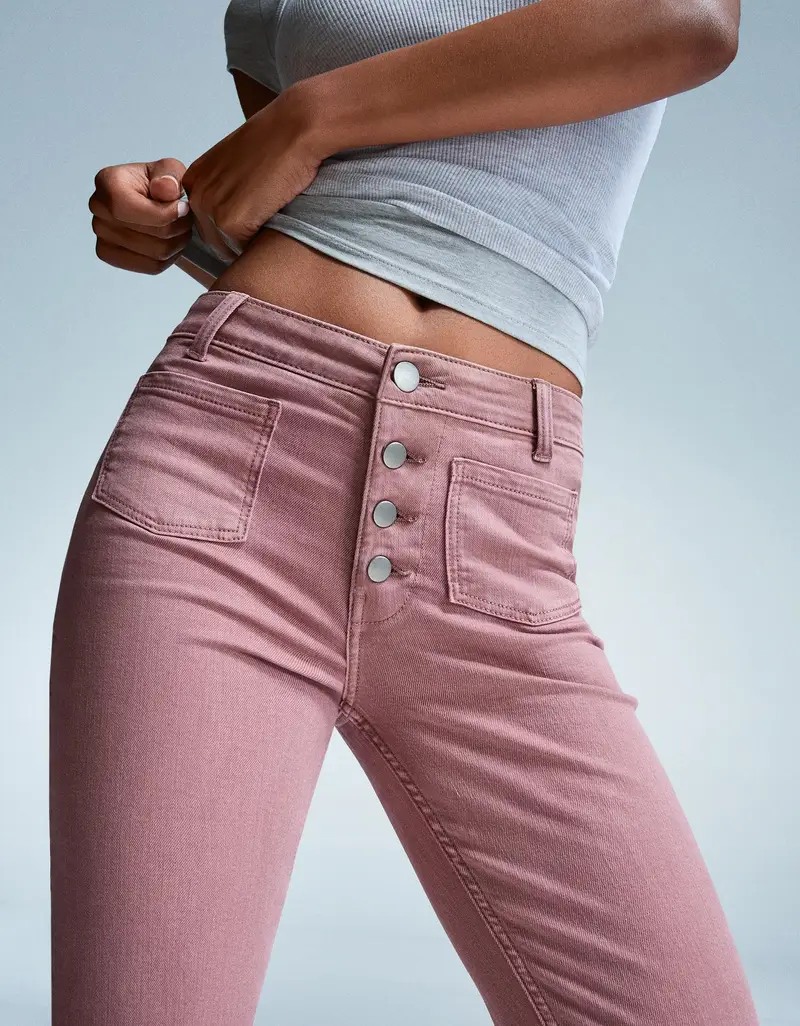 Bershka Jeans Donna Rosa 2703512