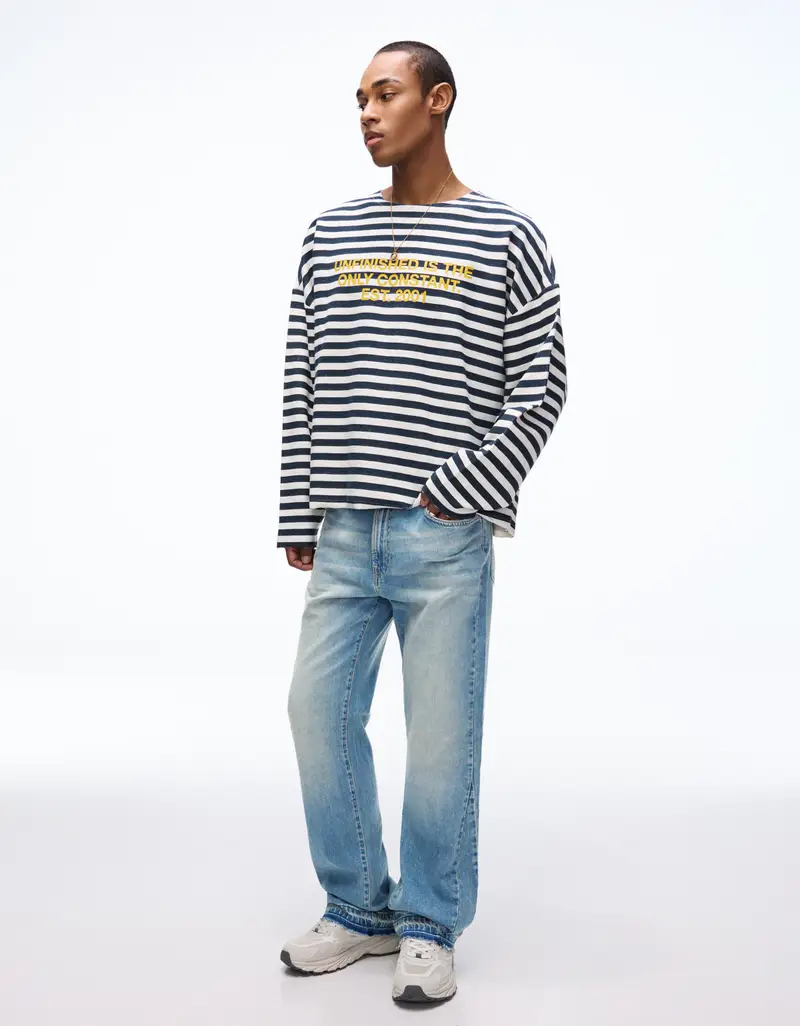 Bershka Jeans Uomo Azzurro 4176384