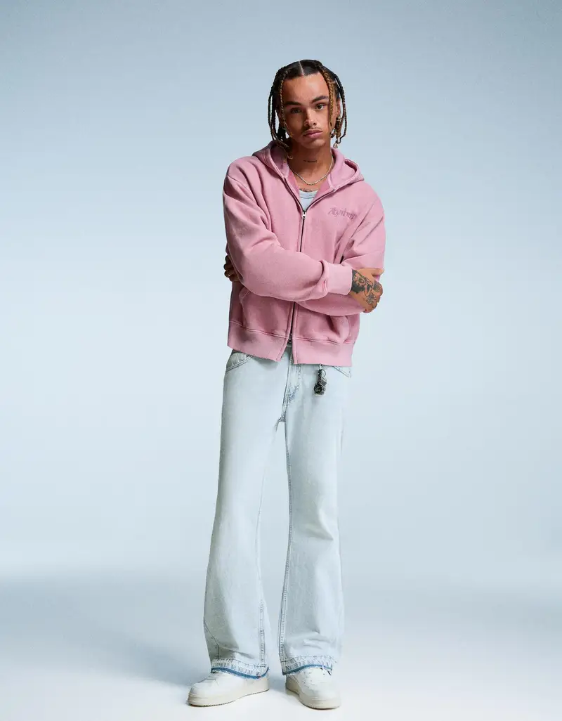 Bershka Jeans Uomo Azzurro 2012072