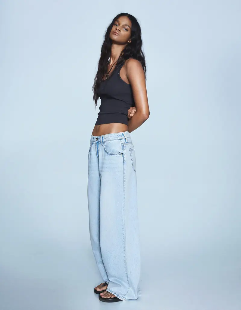 Bershka Jeans Donna Azzurro 2012507