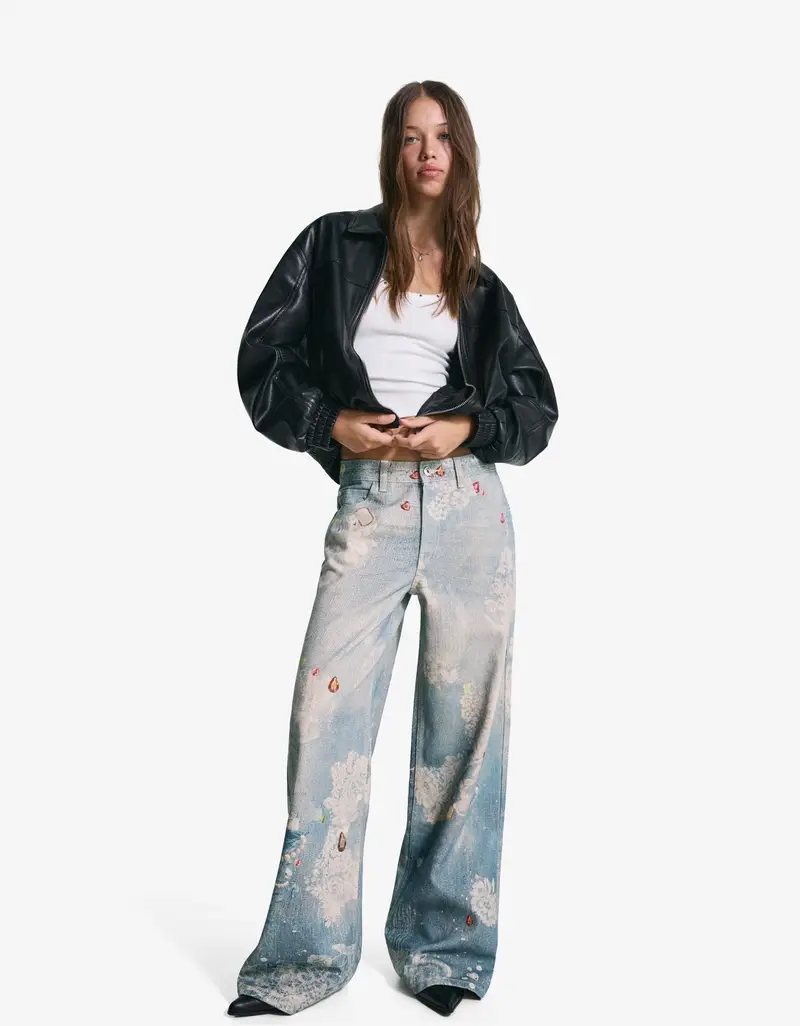 Bershka Jeans Donna Azzurro 2012654