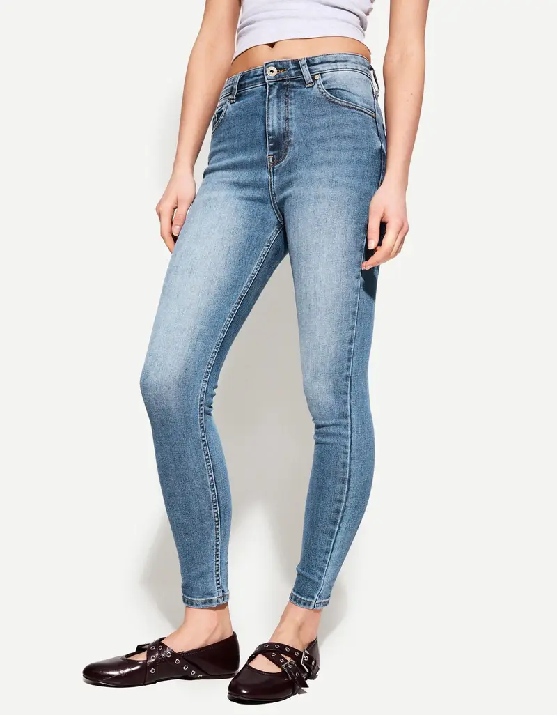 Bershka Jeans Donna Azzurro 2012276
