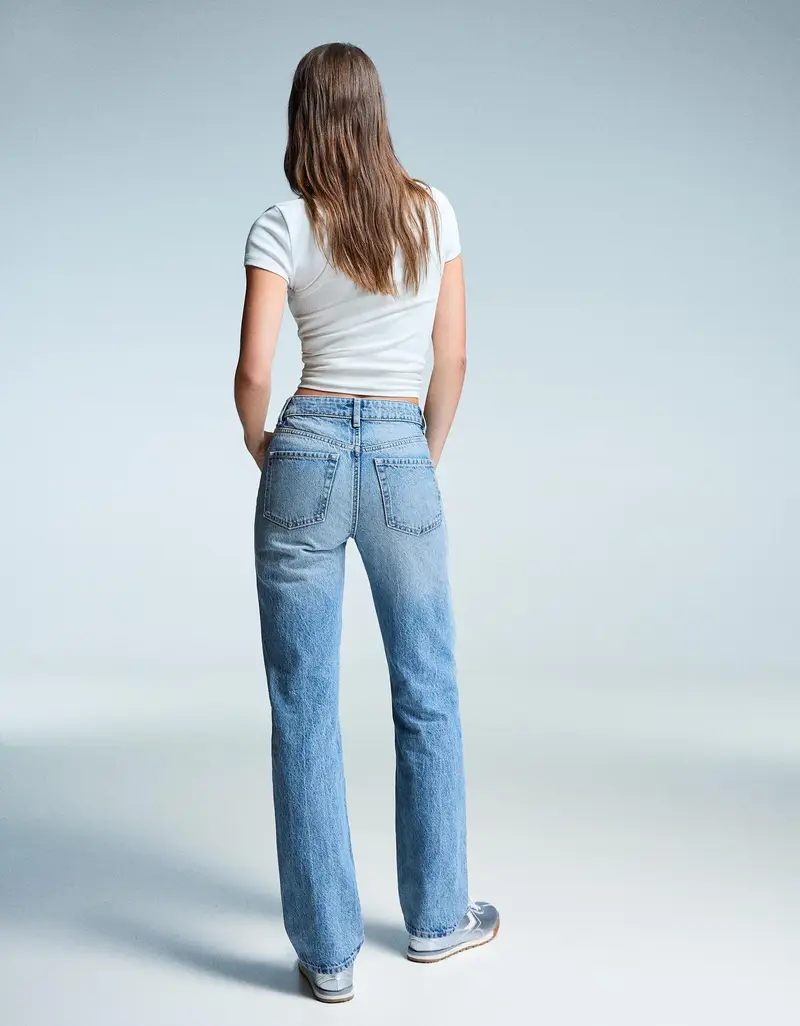 Bershka Jeans Donna Azzurro 2012146