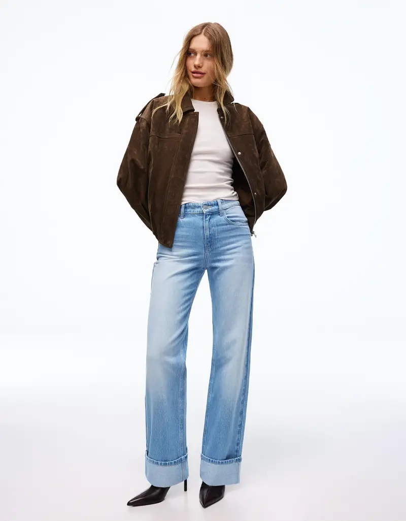 Bershka Jeans Donna Azzurro 4176423