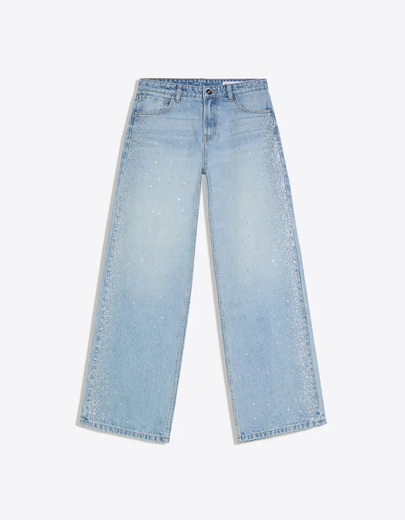 Bershka Jeans Donna Azzurro 4213467