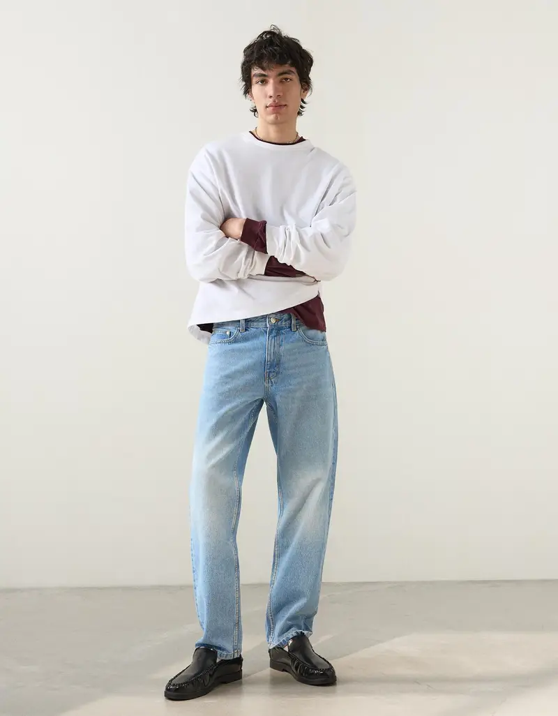 Bershka Jeans Uomo Azzurro 4156553