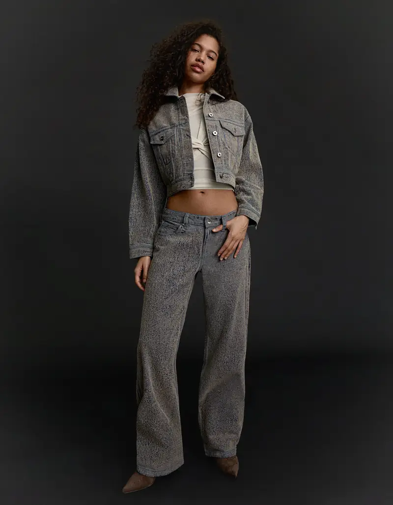 Bershka Jeans Donna Azzurro 4206198