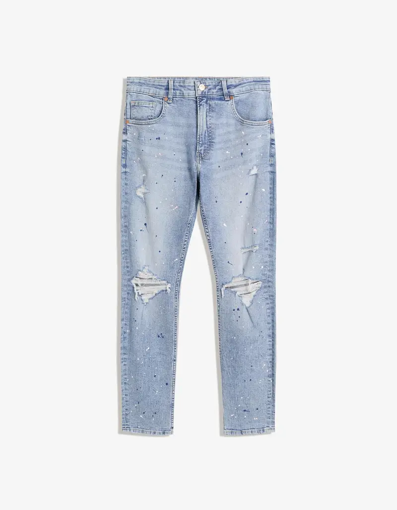 Bershka Jeans Uomo Azzurro 2754975