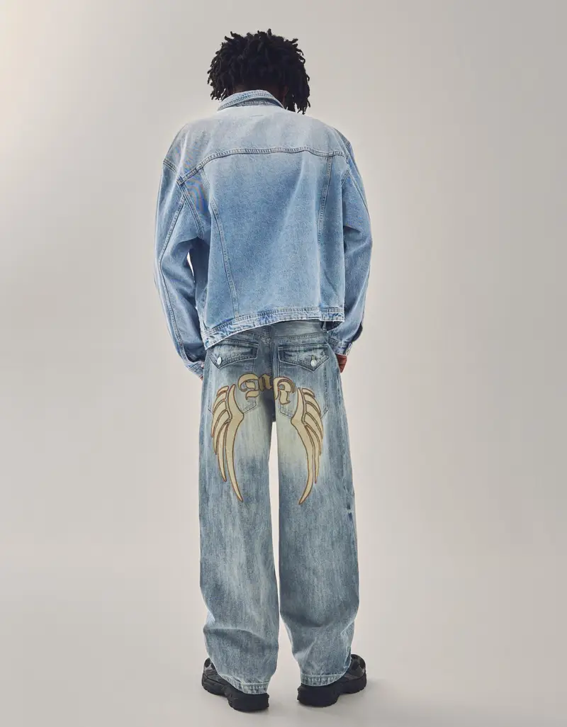 Bershka Jeans Uomo Azzurro 4156582