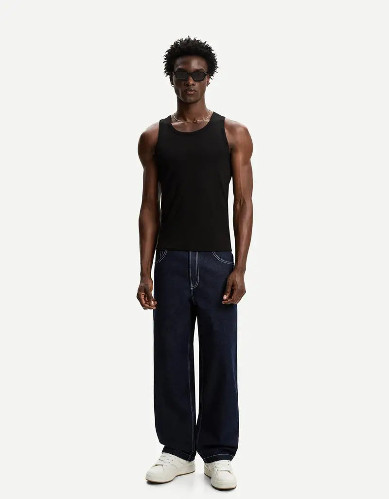Bershka Jeans Uomo Multicolore 2012301