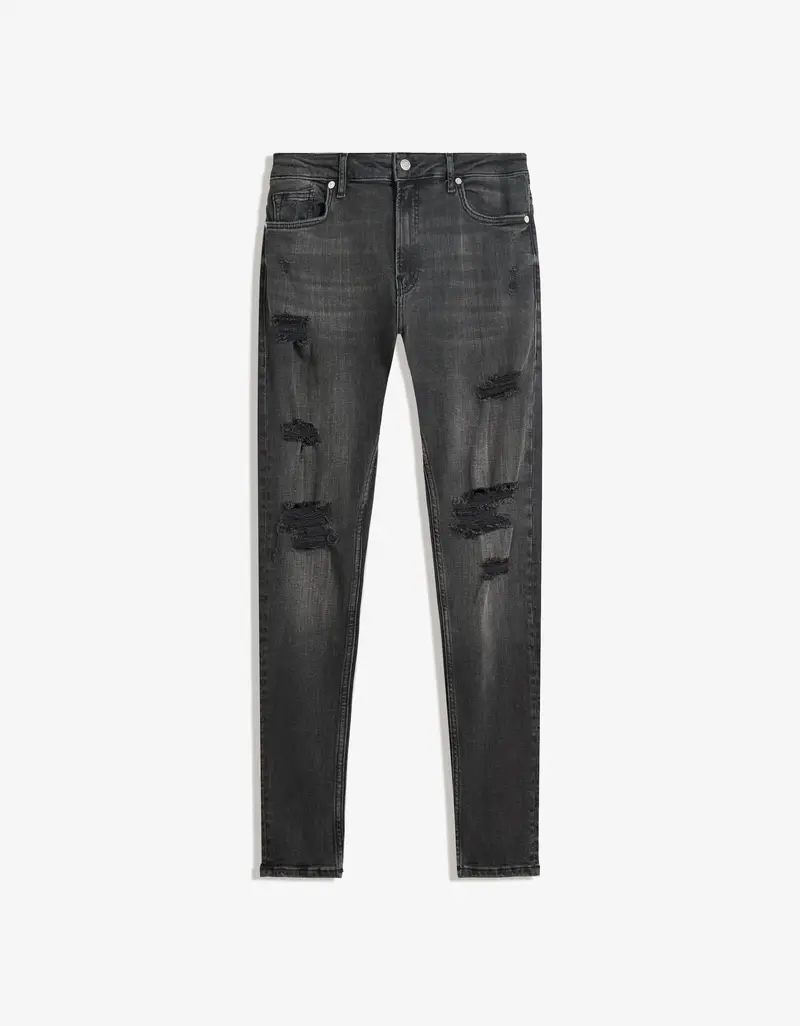 Bershka Jeans Uomo Nero 2720276