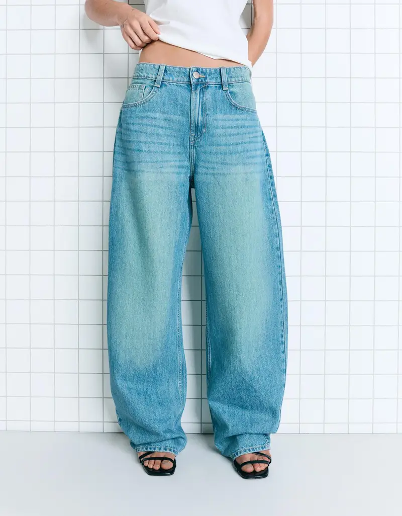 Bershka Jeans Donna Azzurro 2012145