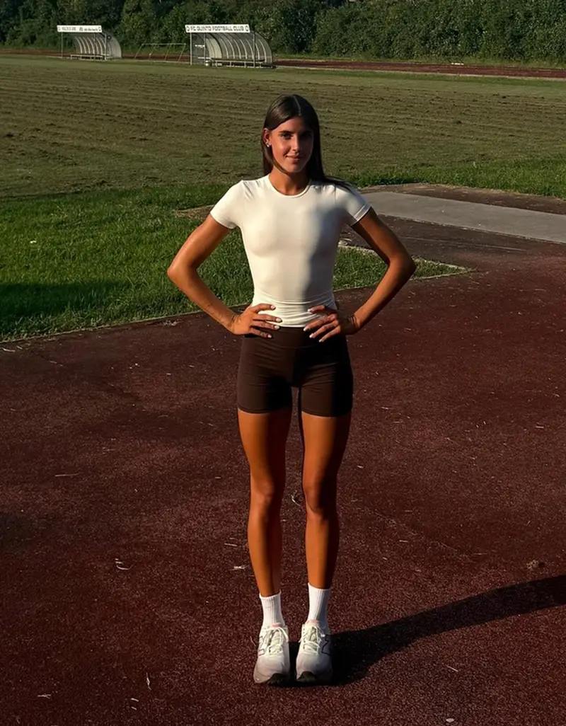 Maglietta Quick Dry E Traspirante A Maniche Corte Donna Bianco