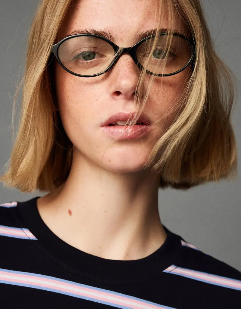 Occhiali Con Montatura In Resina E Filtro Blu Donna Nero