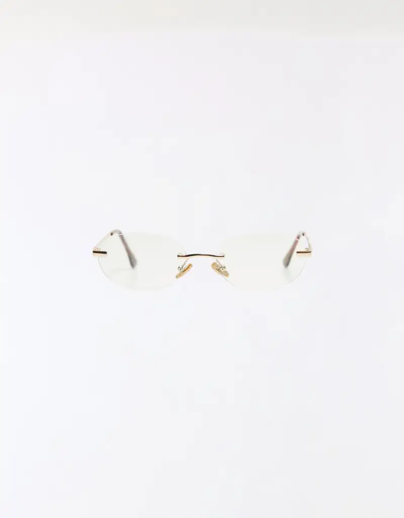 Occhiali Da Lettura Senza Montatura Donna Bianco