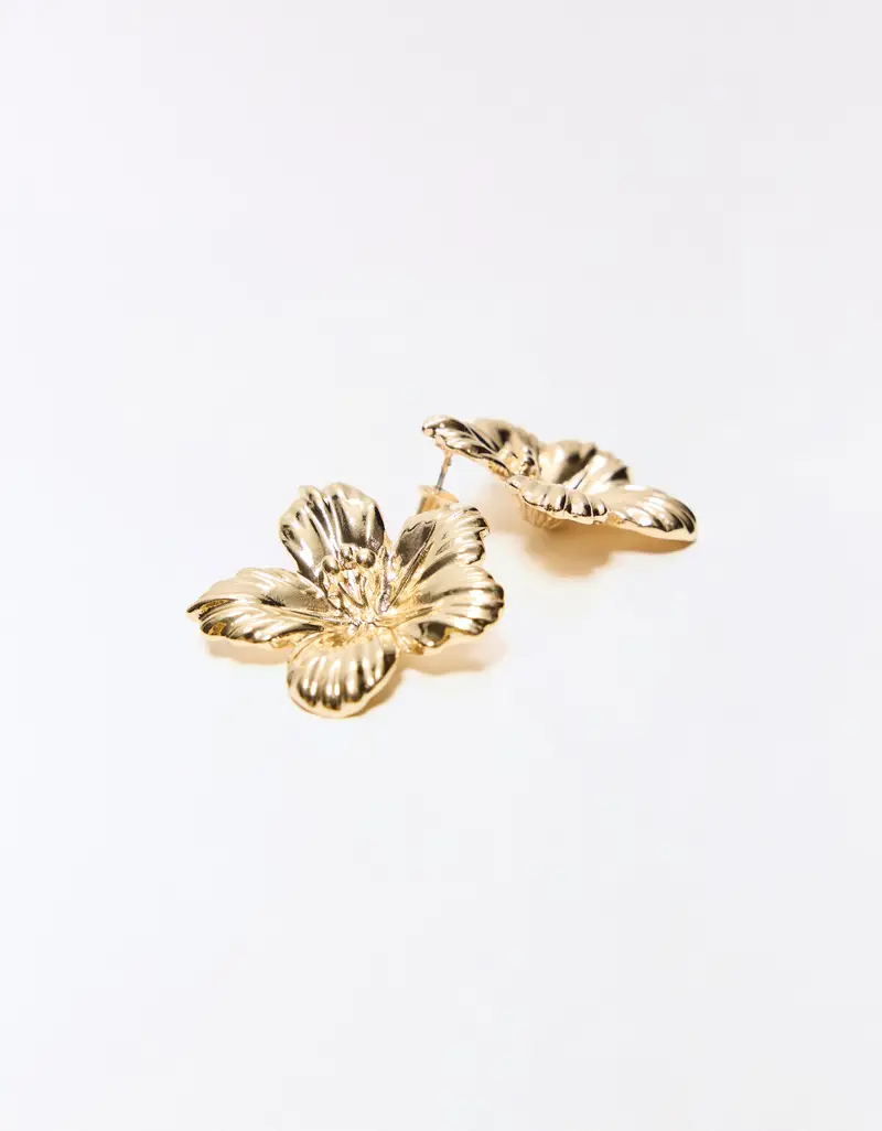 Orecchini A Fiore Donna Oro