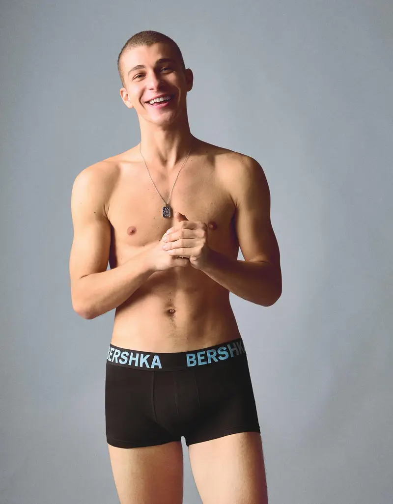 Bershka Boxer Uomo Azzurro 4165198
