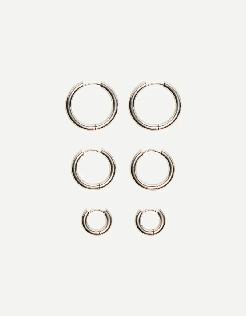 Bershka Orecchini Uomo Multicolore 2012658