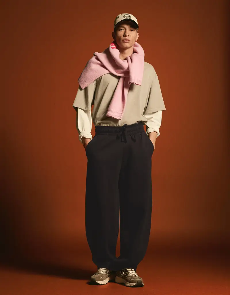 Pantaloni Balloon Fit Uomo Nero