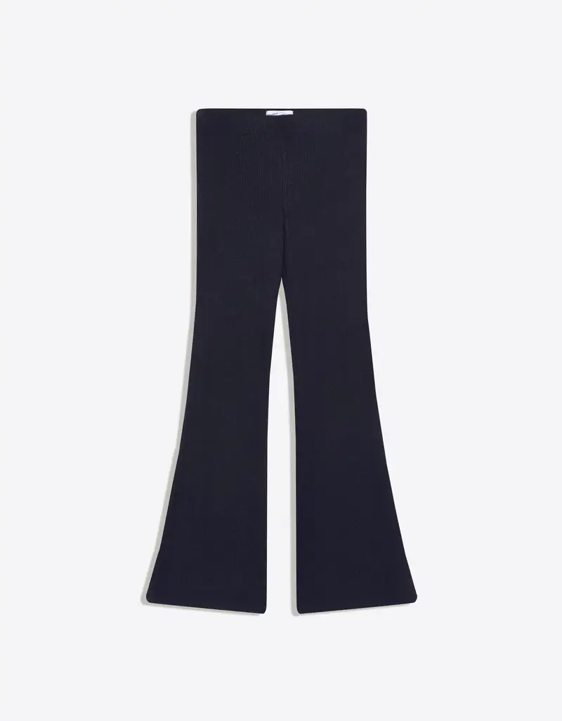 Pantaloni Flare Fit Soft Touch Donna Marino