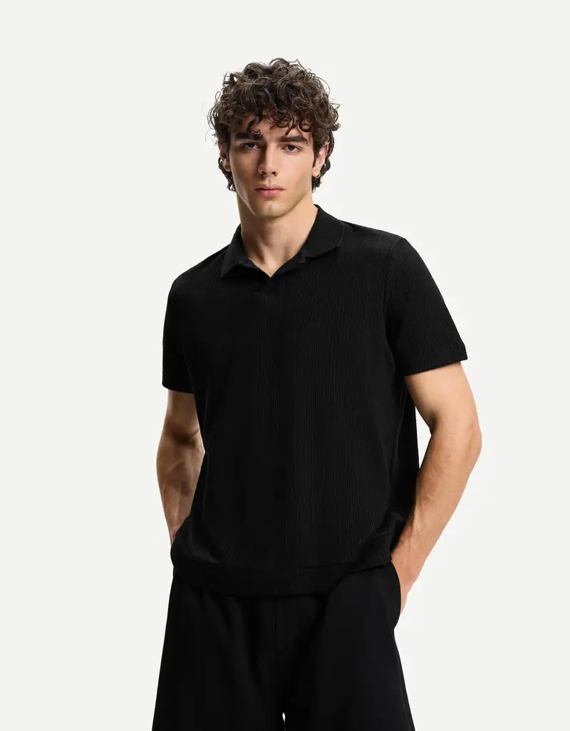 Bershka Polo Uomo Nero 2704270