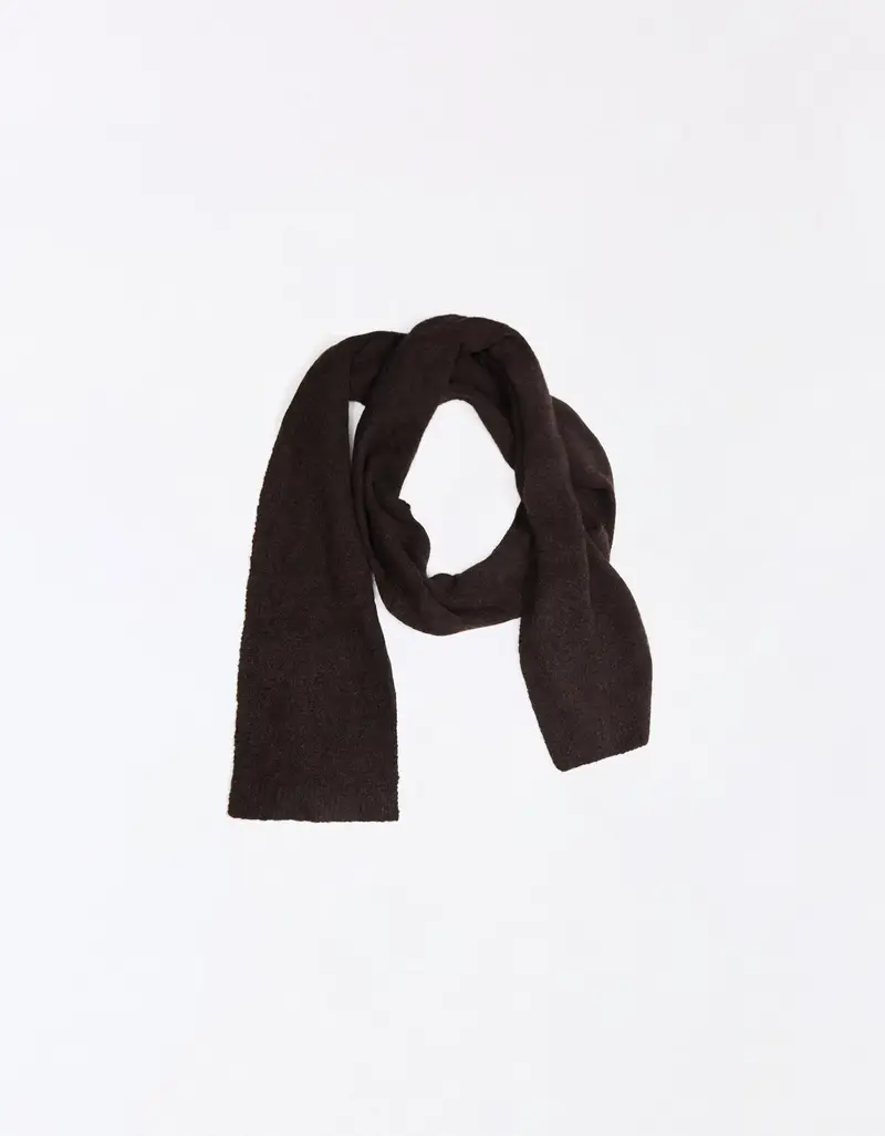 Sciarpa Extra Lunga Donna Marrone